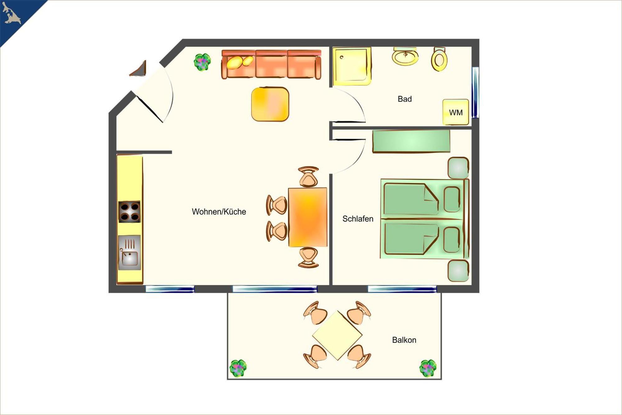 Ueckeritz Ferienwohnung Sonnenblick المظهر الخارجي الصورة